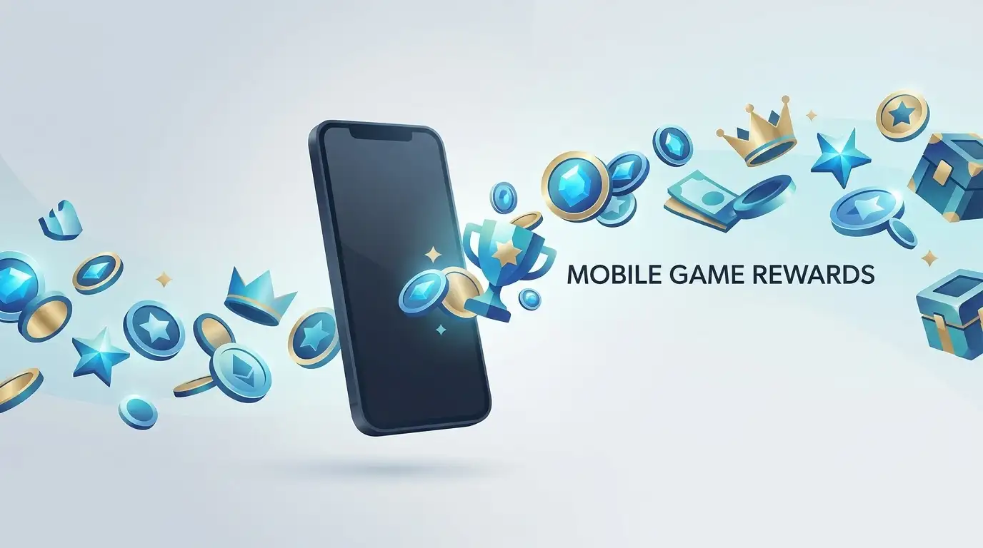 Conceptual illustration of a mobile purchase and virtual coin balance